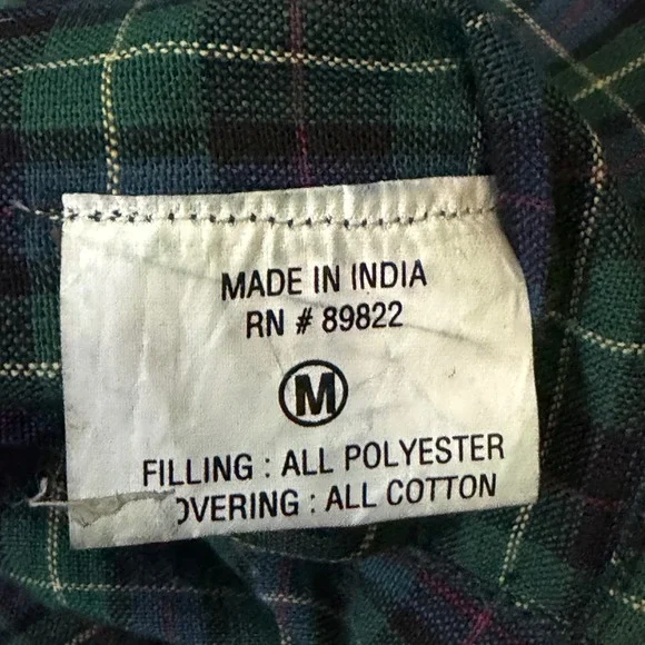 Patch Magic Quilted Plaid Insulated Reversible Button Up Jacket Women's MED - Picture 9 of 14